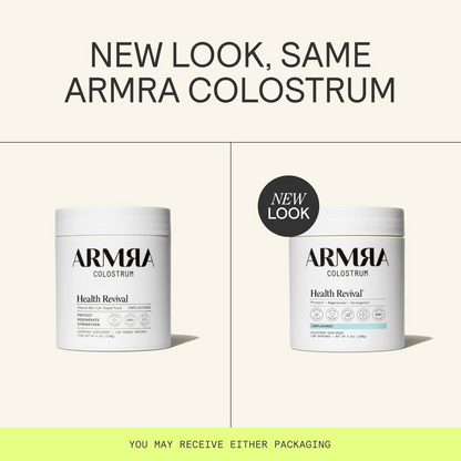 ARMRA Colostrum Powder |Gut Health & Bloating | Skin & Hair | Immunity | Keto, Gluten & Fat-Free | 90 Servings